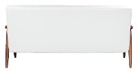 White Leatherette Sofa - Rocky Collecti-5