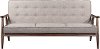 Putty Gray Leatherette Sofa - Rocky Collecti