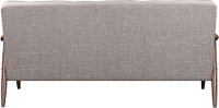 Putty Gray Leatherette Sofa - Rocky Collecti-6