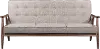 Rocky Putty Gray Leatherette Sofa
