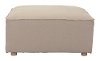 Casual Contemporary Stone Ottoman - California
