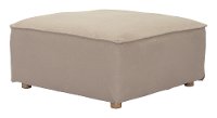 Casual Contemporary Stone Ottoman - California-2