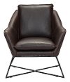 Contemporary Brown Lounge Chair - Lincoln-3