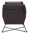 Contemporary Brown Lounge Chair - Lincoln-4
