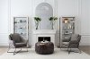 Contemporary Gray Lounge Chair - Lincoln