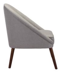 Casual Contemporary Light Gray Accent Chair - Carter-3