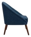 Casual Contemporary Blue Accent Chair - Carter-2