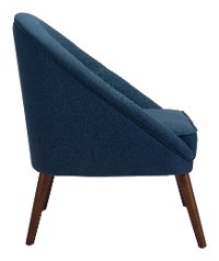 Casual Contemporary Blue Accent Chair - Carter-2