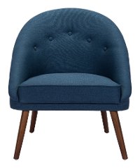 Casual Contemporary Blue Accent Chair - Carter-3