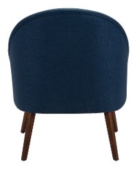 Casual Contemporary Blue Accent Chair - Carter-4