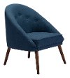 Casual Contemporary Blue Accent Chair - Carter-5