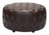 Contemporary Brown Tufted Ottoman - Neal-2