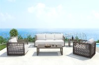 Gray and Brown Outdoor Patio Chair - Coronado-3