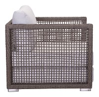 Gray and Brown Outdoor Patio Chair - Coronado-5