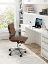 Vintage Leather Brown Office Chair - Ithaca-2
