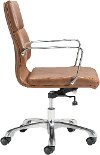 Vintage Leather Brown Office Chair - Ithaca-4