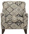 Classic Beige and Brown Accent Chair - Belfast