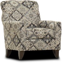 Classic Beige and Brown Accent Chair - Belfast-3