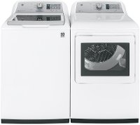 KIT GE Top Load Washer and Dryer Set - White Gas