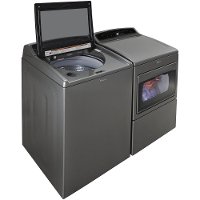 KIT Whirlpool Top Load Washer and Dryer Set - Chrome Shadow Gas