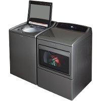 KIT Whirlpool Top Load Washer and Dryer Set - Chrome Shadow Gas-2