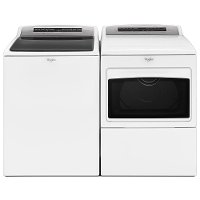 KIT Whirlpool 4.8 cu. ft. Top Load Washer and Dryer Set - White Electric-2