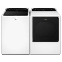 KIT Whirlpool Top Load and Dryer Set - White Gas
