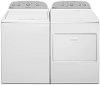 KIT Whirlpool Top Load Washer and Electric Dryer - White