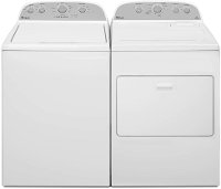 KIT Whirlpool Top Load Washer and Electric Dryer - White