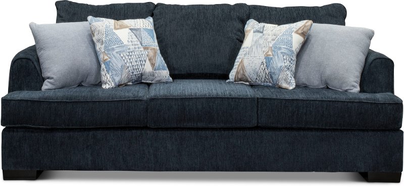 Contemporary Baltic Blue Sofa Lansing Rc Willey Furniture