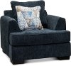 Contemporary Baltic Blue Chair - Lansing