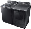 KIT Samsung Top Load Washer and Electric Eco Dryer Set - Black Stainless Steel-3