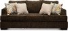Contemporary Chocolate Brown Sofa - Lansing
