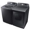 KIT Samsung Top Load Washer and Dryer Set - Black Stainless Steel Gas-3