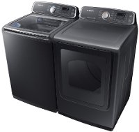 KIT Samsung Top Load Washer and Dryer Set - Black Stainless Steel Gas-3