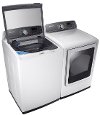 KIT Samsung Top Load Washer and Dryer Set - White Electric-3