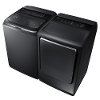 KIT Samsung Top Load Washer and Dryer Set - Black Stainless Steel Electric-3