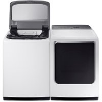 KIT Samsung Top Load Washer and Dryer Set - White Electric
