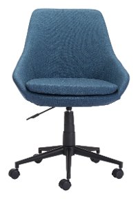 Comfortable Blue Office Chair - Powell-3