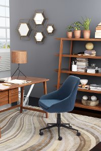 Comfortable Blue Office Chair - Powell-6