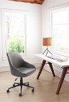 Comfortable Gray Office Chair - Powell