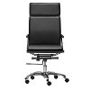 Sleek Black High Back Office - Lider Plus-1