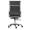 Sleek Black High Back Office - Lider Plus-2