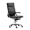 Sleek Black High Back Office - Lider Plus-4