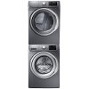 KIT Samsung Front Load Washer and Electric Dryer Set - Platinum Silver
