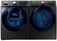 KIT Samsung Front Load Washer and Electric Dryer Pair - Black Stainless Steel