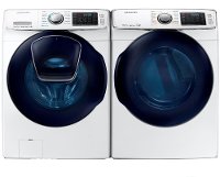 KIT Samsung Front Load Washer and Dryer Laundry Set - White Electric