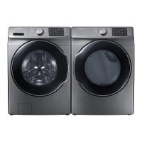 KIT Samsung Front Load Washer and Dryer Set - Platinum Electric-2