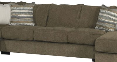 Contemporary Chocolate Brown Armless Sofa Bed - Tranquility