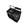 KIT Samsung Front Load Washer and Laundry Set - Black Stainless Steel Gas-2